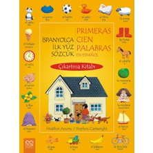 1001 Çiçek Kitaplar Ispanyolca Ilk Yüz Sözcük Çıkartma Kitabı