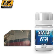 Ak Interactive Ak 306 35 Ml. Gemi Gövdesi Tuz Çizgileri Efekti, Enamel Model Boyası