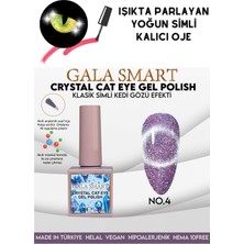 Gala Smart Gala Simli Kedi Gözü Kalıcı Oje Oje Kodu: Crystal 4