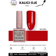 Gala Smart  Kırmızı Kalıcı Oje 10 ml Oje Kodu: 263