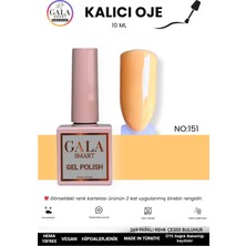 Gala Smart  Sarı Kalıcı Oje 10 ml Oje Kodu: 151