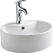 Lena - Tezgah Üstü Porselen Lavabo Outlet - E-5031-