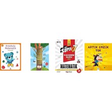 Almidilli Yayınları Anaokulu Matematik Çalışmalar 4-5 Yaş Çıkartmalarla... +3 Eğitim Kitabı