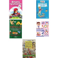 Beyaz Panda Yayınları 3+ 4+ 5+ Almanca Öğreniyorum: (3+4+5+ Yaş)... +4 Eğitim Kitabı