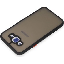 Olinea Newface Galaxy J7 Kılıf Montreal Silikon Kapak - Siyah