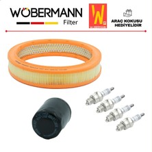 Wöbermann Doğan Slx Şahin S Kartal Slx Periyodik Filtre Bakım Seti Hava+Yağ+Bosch Buji