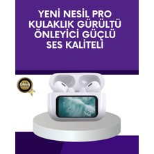 Shoplet Buğz Dokunmatik Ekranlı Bluetooth Kulaklık Anc Gürültü Önleme Suya Dayanıklı