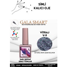 Gala Smart  Yarı Şeffaf Simli Vıtraj Kalıcı Oje 10 ml  Oje Kodu: Vıtraj 9
