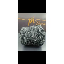 Pi Yarn Fashion Mill Böcekli Ip Ekru-Siyah 200GR