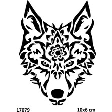 Airbrush Tattoo Motif Kurt Yapışkanlı Stencil Süsleme ve Boyama Kalıbı Stencil Kalıp