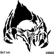 Airbrush Tattoo Kartal Pençesi Yapışkanlı Stencil Süsleme ve Boyama Kalıbı