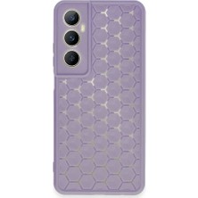 Realme C65 Kılıf Petek Silikon Kapak - LILA-(5796) - BYOS2693-2399