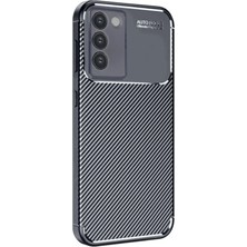 Sh Ticaret Newface V30 Lite 4g Kılıf Auto Focus Karbon Kapak - Siyah
