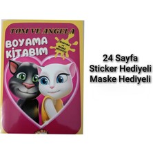 Mutlu Çocuk Yayınları Tom ve Angela Boyama Kitabım