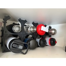 MisterionStudio Dolap Içi Bardak ve Matara Düzenleyici Modüler Şişe Tutucu ( 1 Adet)