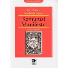İmge Kitabevi Yayınları Büyük Dünya Klasikleri - Komünist Manifesto