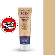 Karapolat Mobilya Ahşap Parke Duvar Tamir Macunu Macunu Naturel Natural Renk