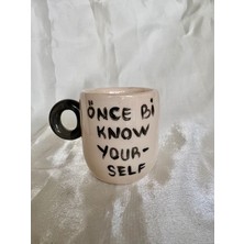 Arken Seramik El Yapımı Seramik Türk Kahvesi Fincanı