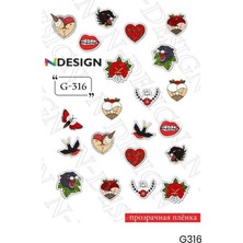 Gala Smart  Stıcker Naıl Art NO:G-316