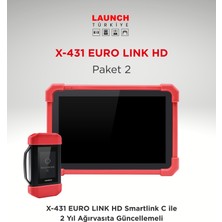 LAUNCH X-431 Euro Link HD Arıza Tespit Cihazı Paket 1