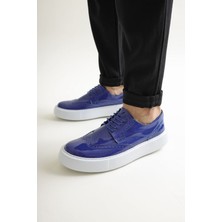 Zapatos CH149 Changer Over Erkek Günlük Bağcıklı Rugan Klasik Ayakkabı Rbt - Lacivert