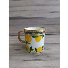 Konyax Lemone Porselen Tekli Kupa