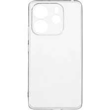 Olinea Newface Redmi Note 14 4g Kılıf Lüx Şeffaf Silikon