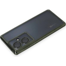 Olinea Newface V29 Lite Kılıf Lensli Silikon - Yeşil