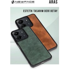 Epilons Newface Galaxy A36 Kılıf Aras Deri Kapak - Bordo