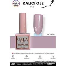 Gala Smart  Doğal Tonlu Kalıcı Oje 10 ml Oje Kodu: 058
