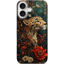 Lelia iPhone 16 Plus Uyumlu Baskılı Şeffaf Telefon Kılıfı | Koleksiyon: Wildspirit Prime