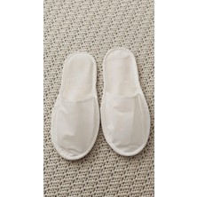 BUKLEZEN 3mm Eva Taban Biyeli Tela Astarlı Otel Terliği Buklet Tipi 42-44 Numara 500 Adet