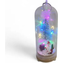 Hedea Yılbaşı Işıklı Noel Baba Fanus