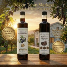 Bozkır Tahin Merkezi Karadut Özü 700 gr & Keçiboynuz Özü 700 gr (Soğuk Sıkım&doğal)