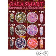 Gala Smart  Sim Süs Set 6lı No:karnaval Set-2