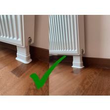 Temiz Pazar Ayarlanabilir Çiftli Petek Boru Kılıfı – Beyaz Radyatör Boru Gizleme