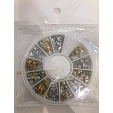 Gala Smart  Nail Art Süsleme  No:çeşitli Altın Gümüş Süs