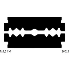 Airbrush Tattoo Jilet Yapışkanlı Stencil Süsleme ve Boyama Kalıbı