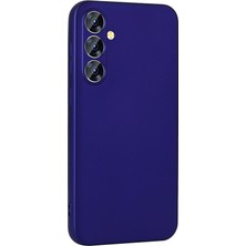 Gpack Samsung Galaxy S25 Fe Uyumlu Kılıf Premier Kamera Korumalı Mat Silikon Mavi