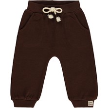 Civil Baby Cute Tiger Etiketli 6-18 Ay Eşofman Altı - Kahverengi 6-9 Ay