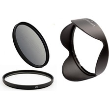 Raypro Fujifilm HS30 HS33 HS35 HS50 Için Uv Polarize LH-HS10 Parasoley Seti