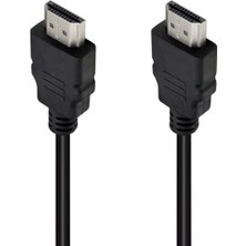 Powermaster PM-31396 Plastik Düz Siyah 50 cm Poşetli Hdmı Kablo