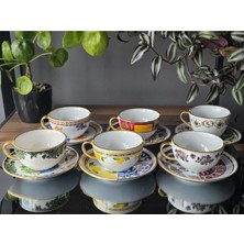 Konyax 12 Parçalık Çay Fincanı Karışık