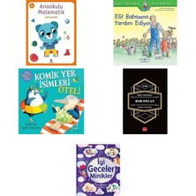 Almidilli Yayınları Anaokulu Matematik Çalışmalar 4-5 Yaş Çıkartmalarla... +4 Eğitim Kitabı