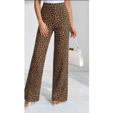 Serac Collection Kadın Yüksek Bel Paçaya Doğru Geniş Dalgıç Pantolon