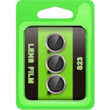 Magicool Samsung Galaxy S23 Raze Metal Kamera Lens - Gri