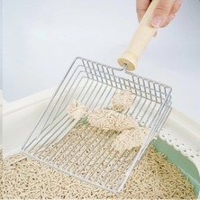 Kaia Life Ahşap Saplı Metal Kum Temizleme Küreği