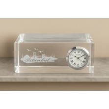 Kaia Life Istanbul Tasarımlı Kristal Saatli Biblo