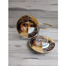 Konyax Zeugma 6 Kişilik 12 Parça Çay Seti