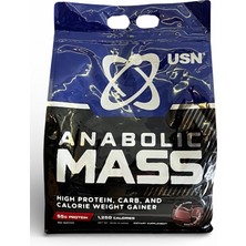 Usn Anabolic Mass, Chocolate, 12 Lb, 1250 Calories, 55G Protein, 252G Carbs